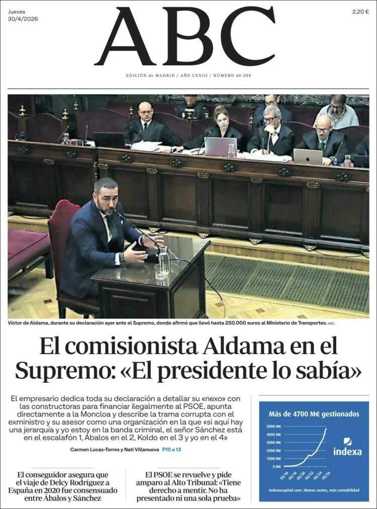 'ABC', 30 d'abril de 2026