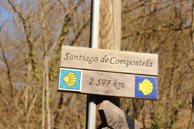 Imatge d'un cartell del Camino de Santiago / Foto: Pixabay
