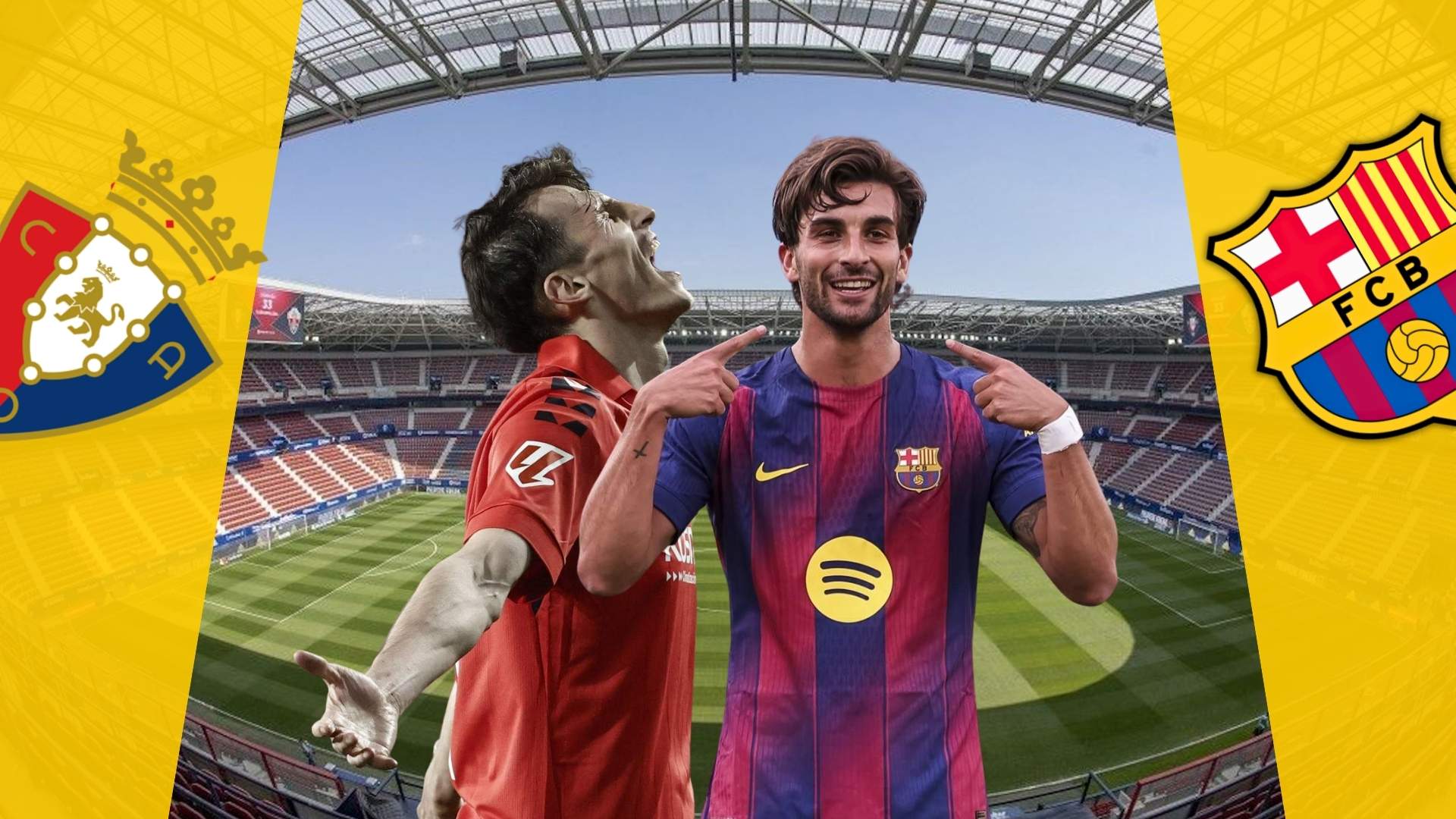 Osasuna - Barça: horari i on veure per TV el partit de la 34a jornada de LaLiga EA Sports