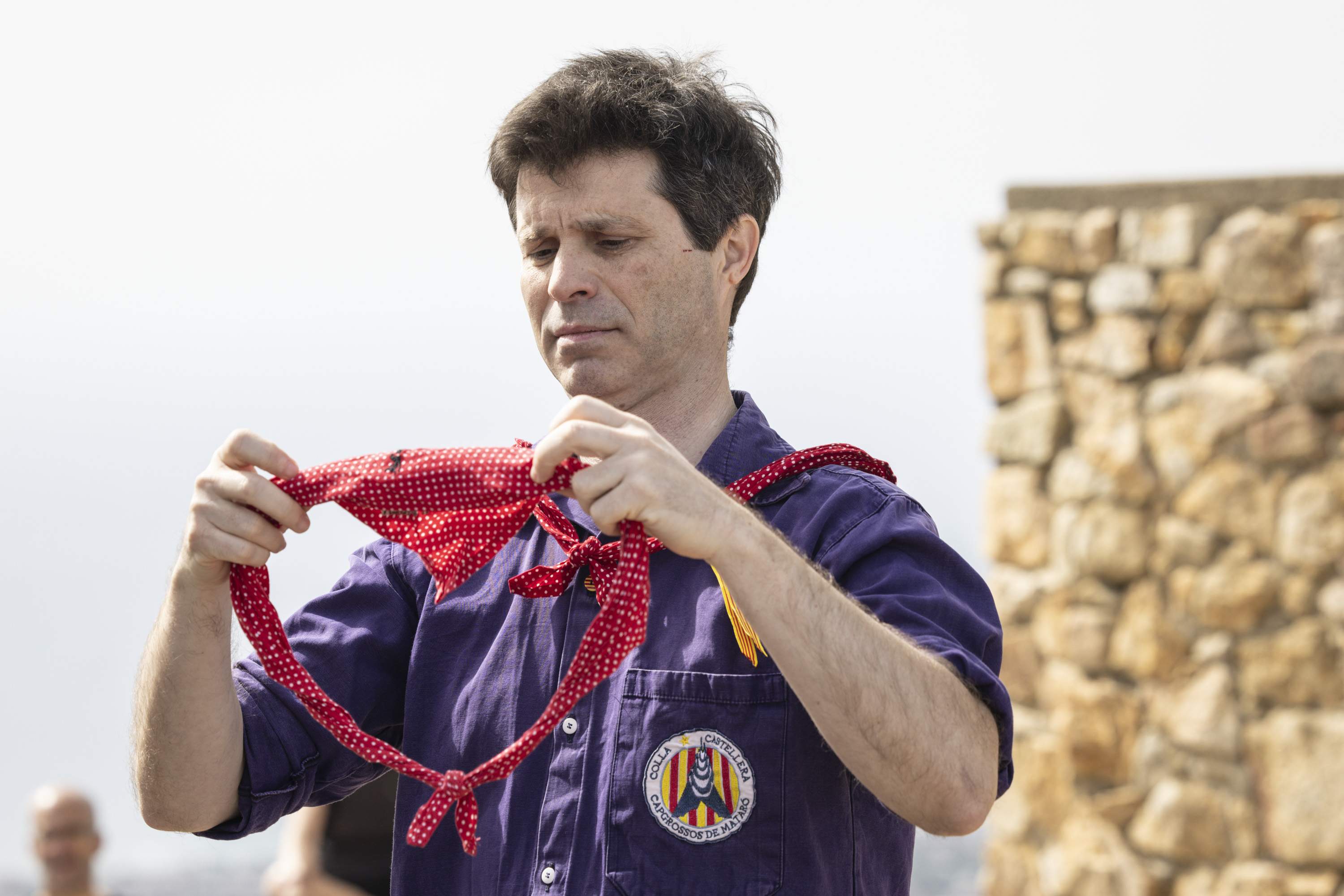 Diada castellera dels Capgrossos de Mataró al Castell de Burriac / Carlos Baglietto