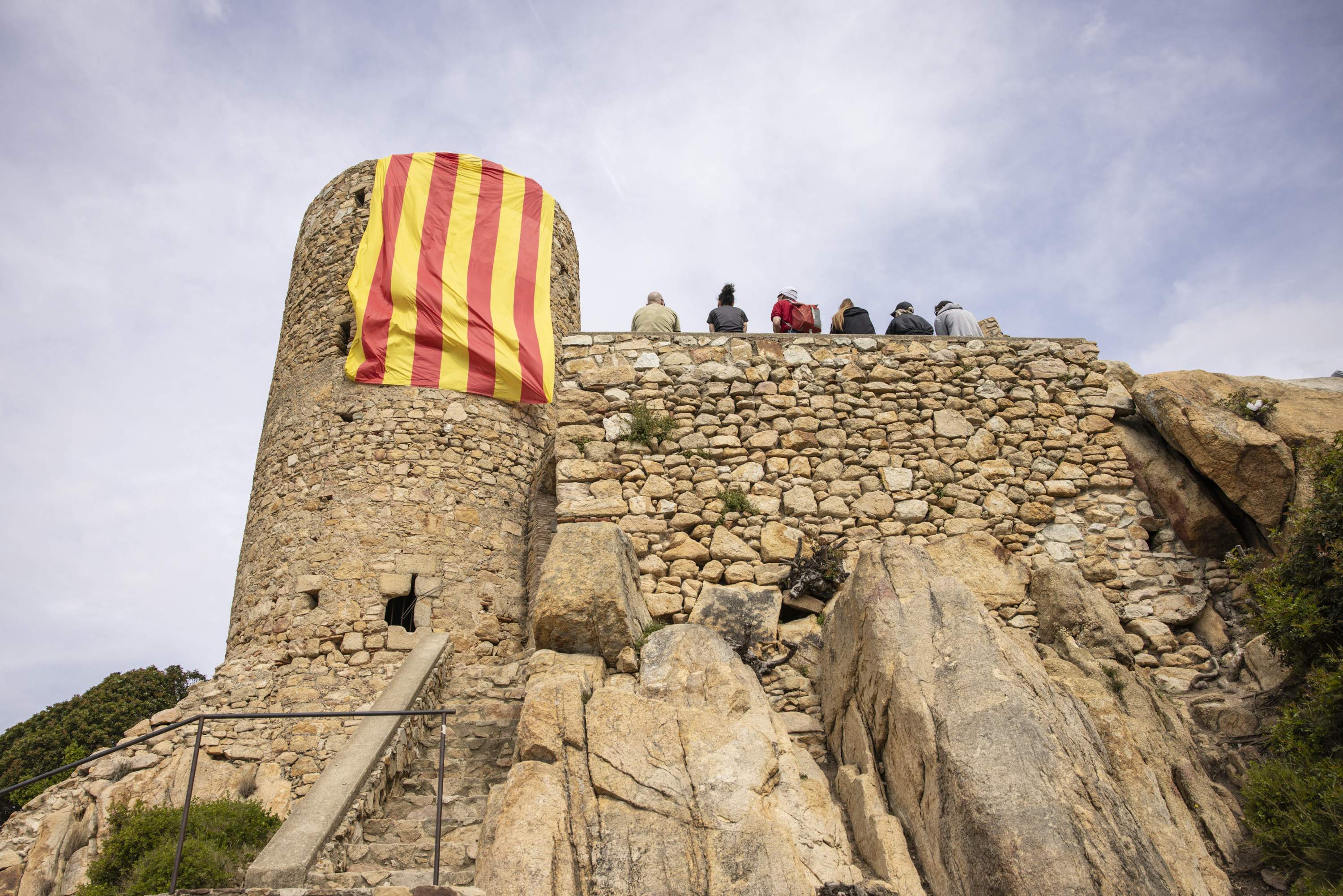 Diada castellera dels Capgrossos de Mataró al Castell de Burriac / Carlos Baglietto
