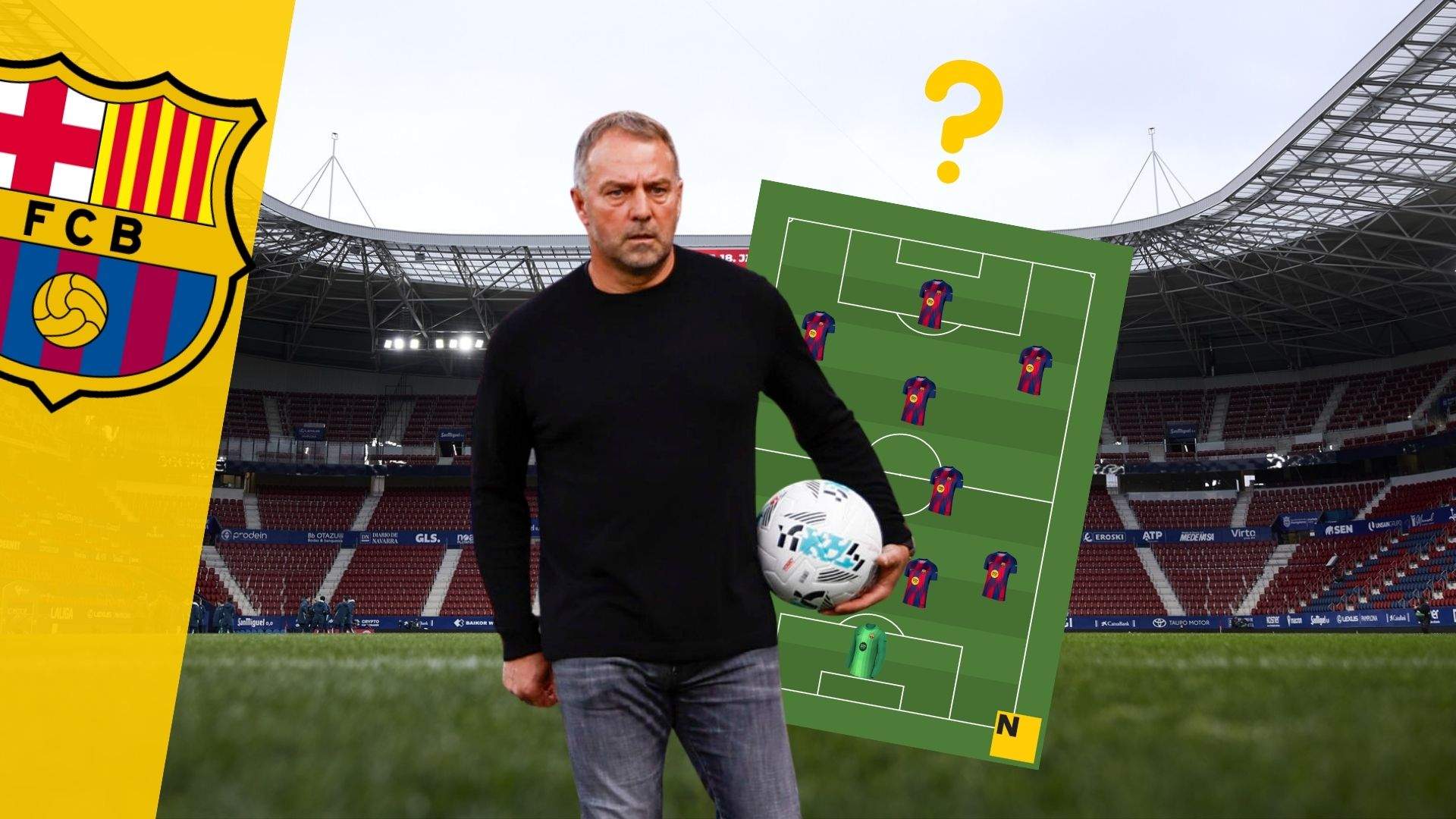 Posible alineación del Barça contra Osasuna: dos sorpresas para sentenciar LaLiga EA Sports