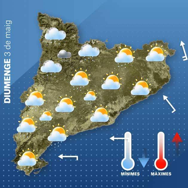 Mapa Catalunya diumenge 2-5