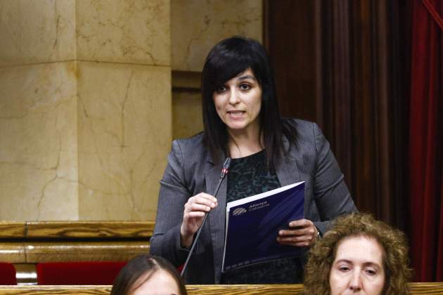 Sílvia Orriols, líder Aliança Catalana, al Parlament / EFE/Quique García Sílvia Orriols, líder Aliança Catalana, al Parlament / EFE/Quique García