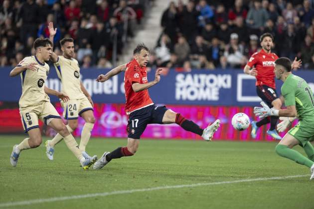 Ante Budimir Osasuna Barça / Foto: EFE