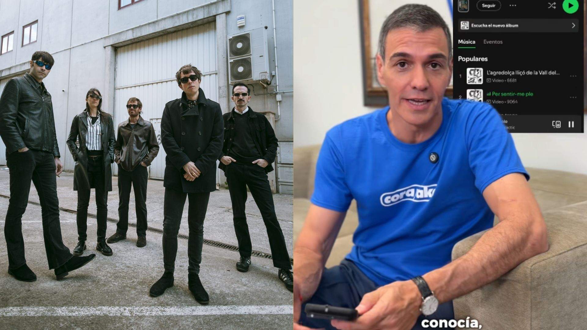 “Estem fotuts”: la reacció d’una banda catalana desconeguda després que Pedro Sánchez recomanés la seva música