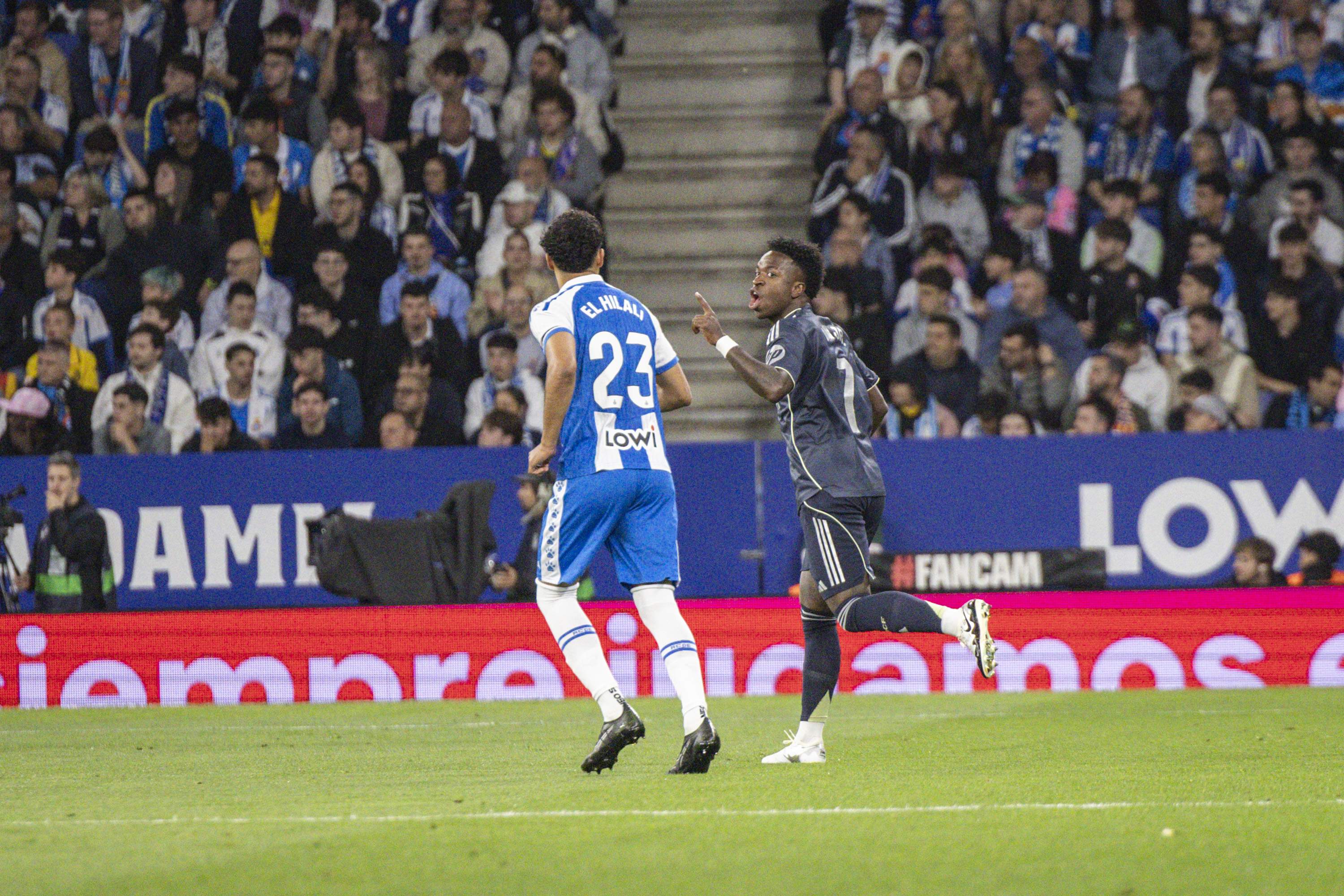 Vinícius torna a treure el seu costat més provocatiu contra l'Espanyol: "Tornaràs a segona, germà"