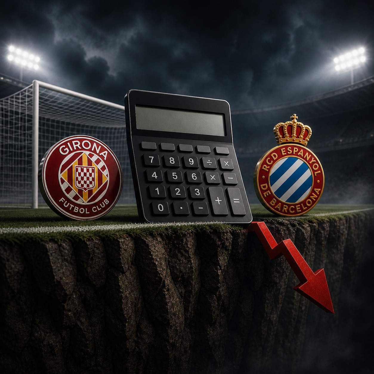 La calculadora del descens: Girona i Espanyol, contra les cordes a quatre jornades del final