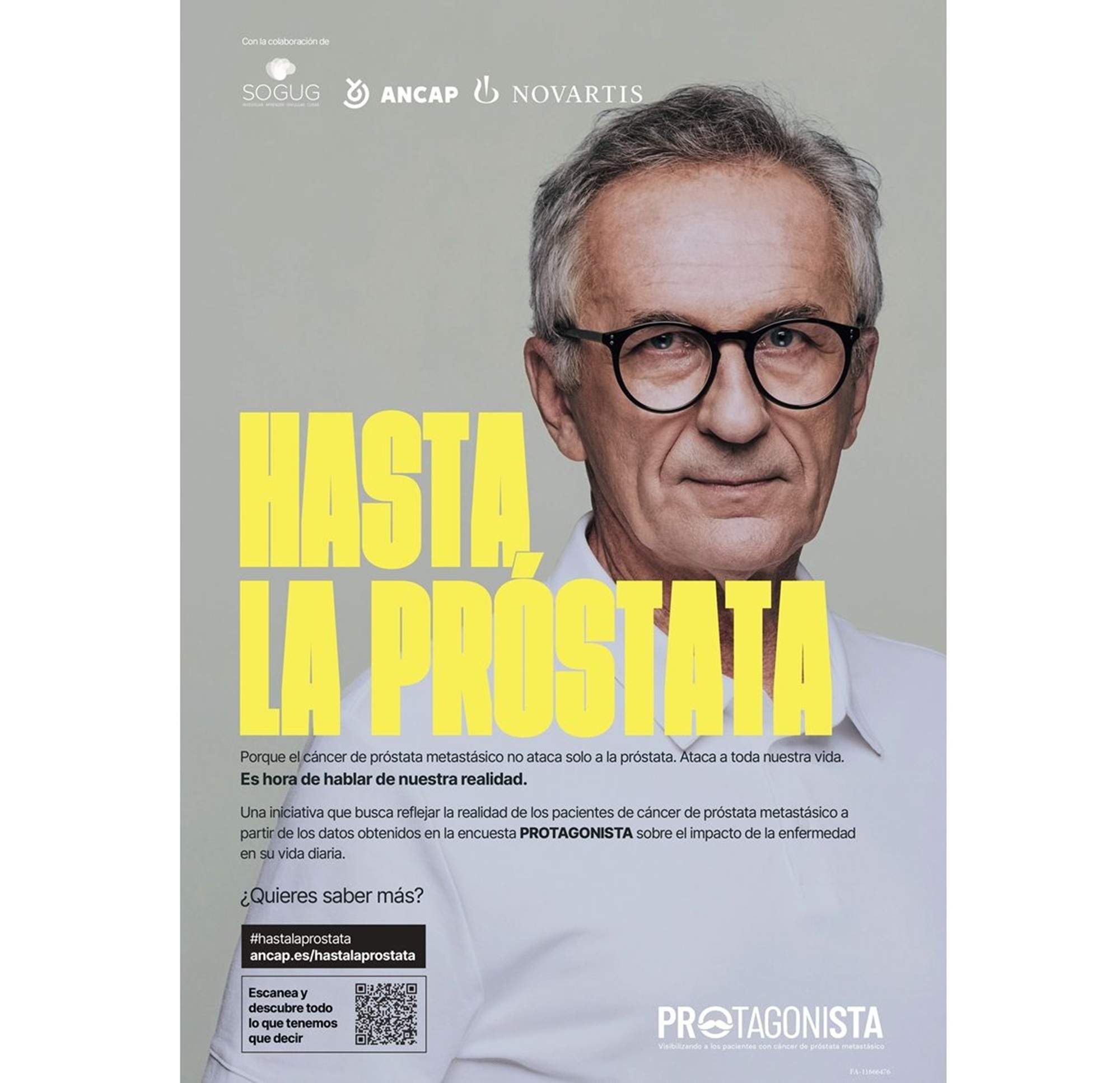 ANCAP, SOGUG y Novartis presentan la campaña ‘Hasta la Próstata’