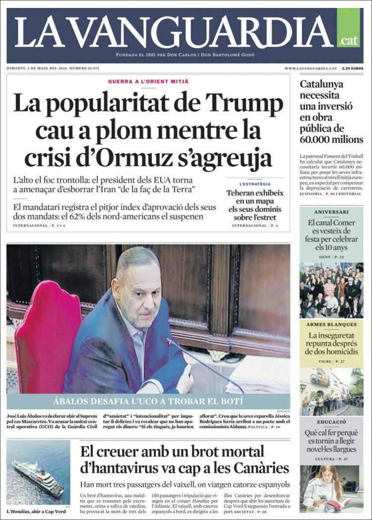 'La Vanguardia', 5 de maig de 2026