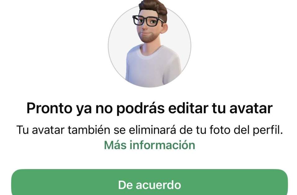 Els avatars de WhatsApp deixen d'estar disponibles Els avatars de WhatsApp deixen d'estar disponibles