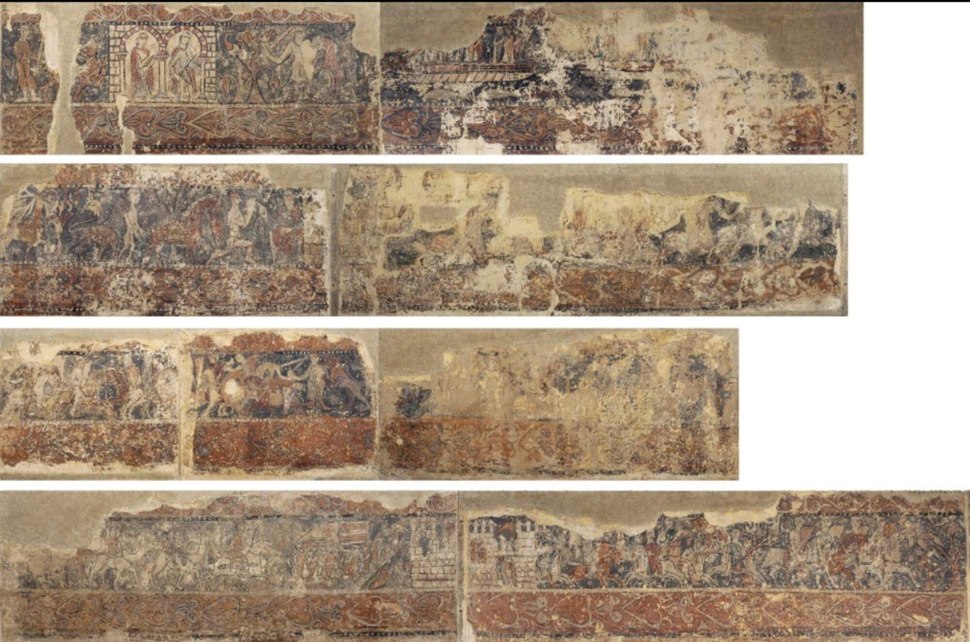 Una empresa madrileña trasladará del MNAC a Aragón las pinturas profanas de Sijena
