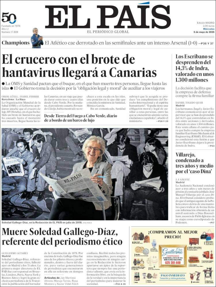 'El País', 6 de maig de 2026