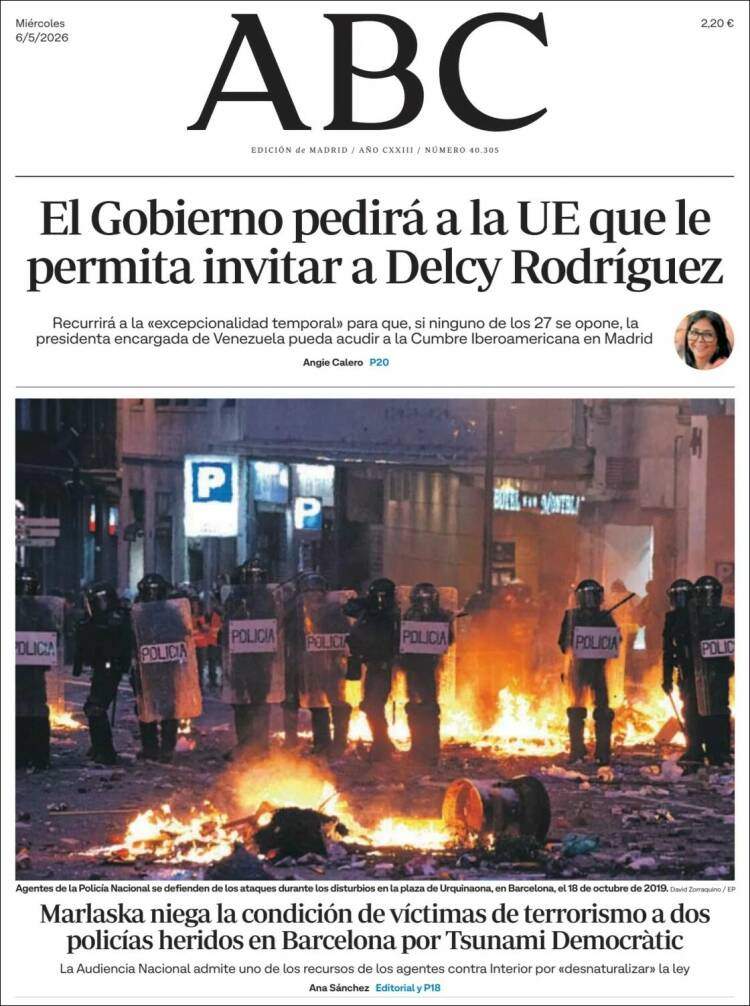 'ABC', 6 de maig de 2026