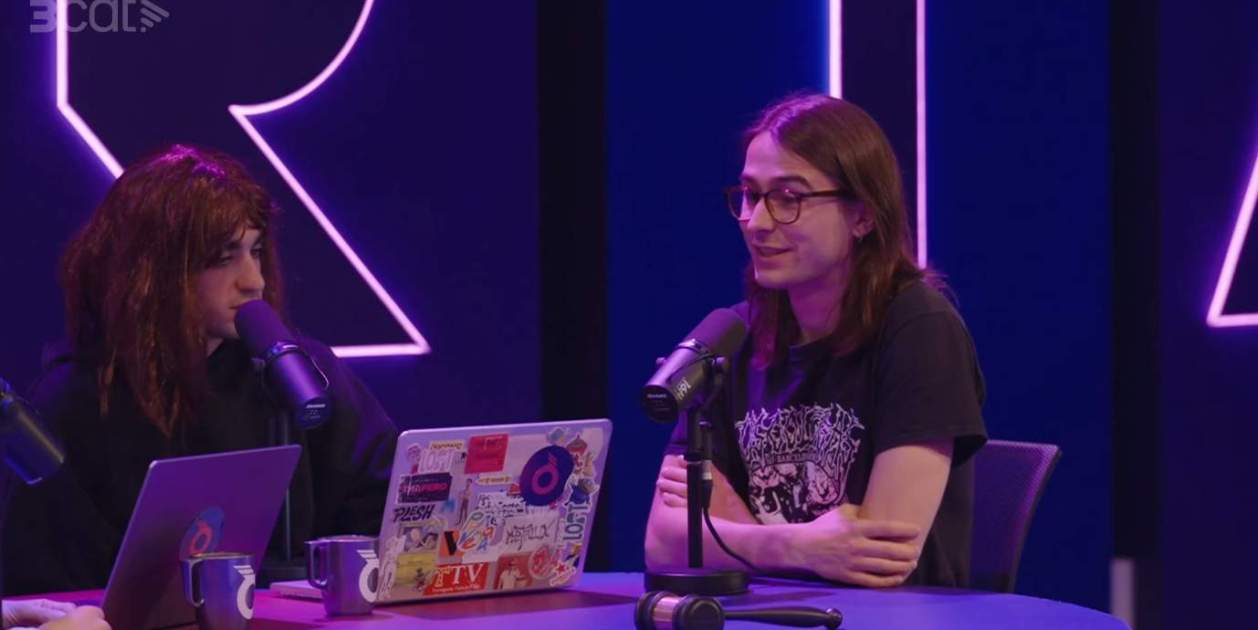 Joan, el novio de Aina Machuca, en el videopodcast de 'Eufòria' / 3Cat 