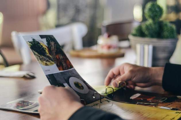 Carta d'un restaurant. Foto: Pexels