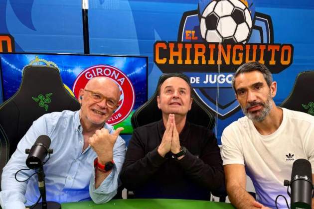 Juanma Rodríguez, entre Alfredo Duro y Fernando Sanz en 'El Chiringuito' IG