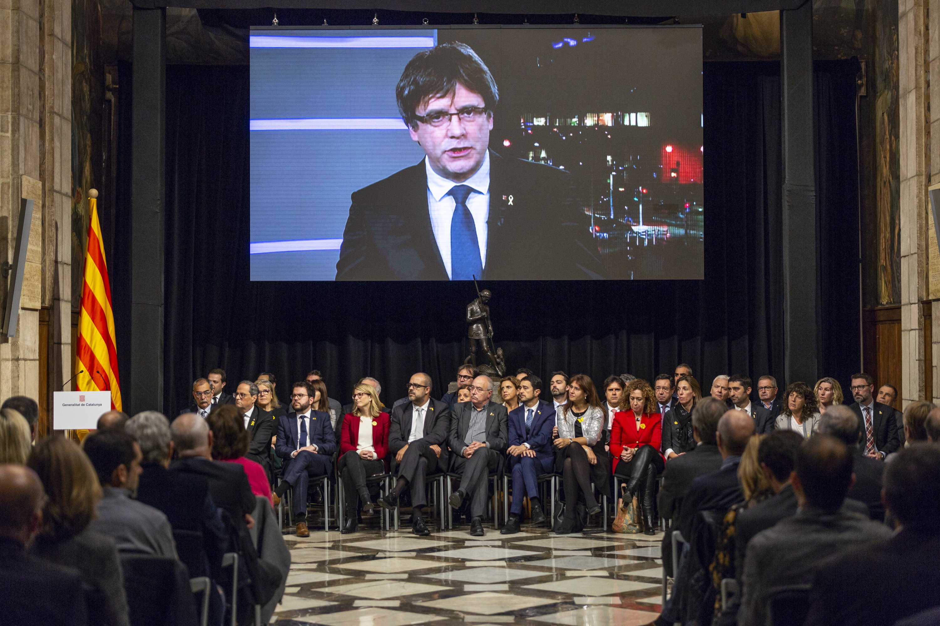Puigdemont and Torra present the Catalan Council for the Republic