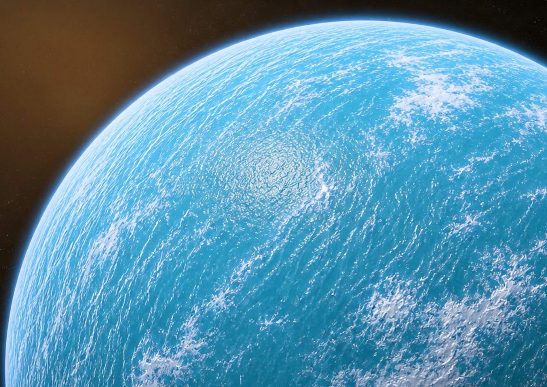 "Això no són muntanyes... són onades": descobreixen un planeta cobert per aigua com a 'Interstellar'