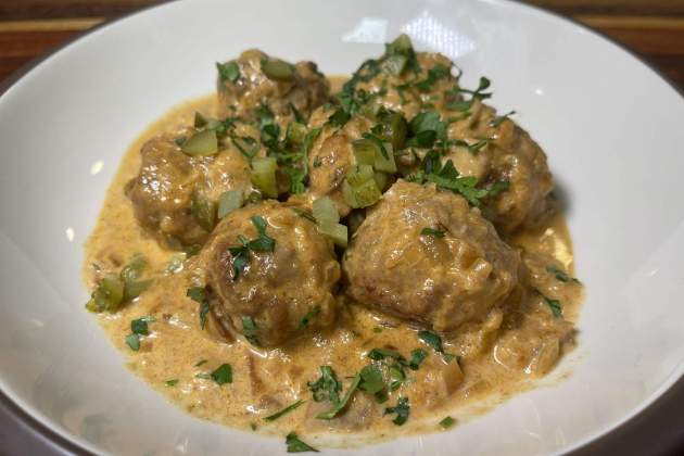 Mandonguilles Stroganoff Ada Parellada Foto Raquel Sánchez