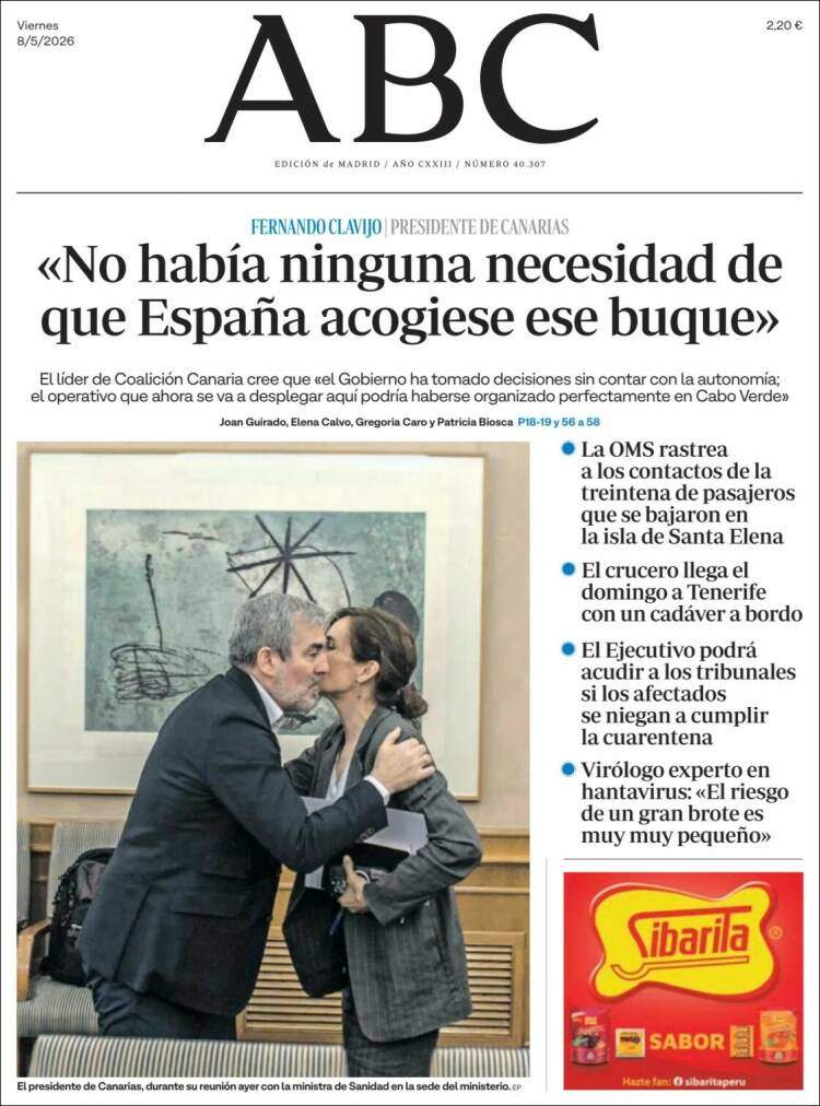 'ABC', 8 de maig de 2026