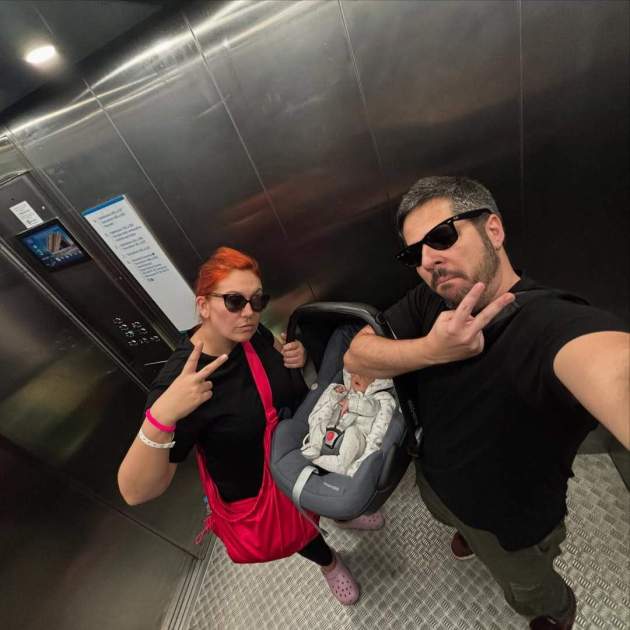 Elisenda Carod i Xavi Fernandez quan va néixer en Guillem / Instagram