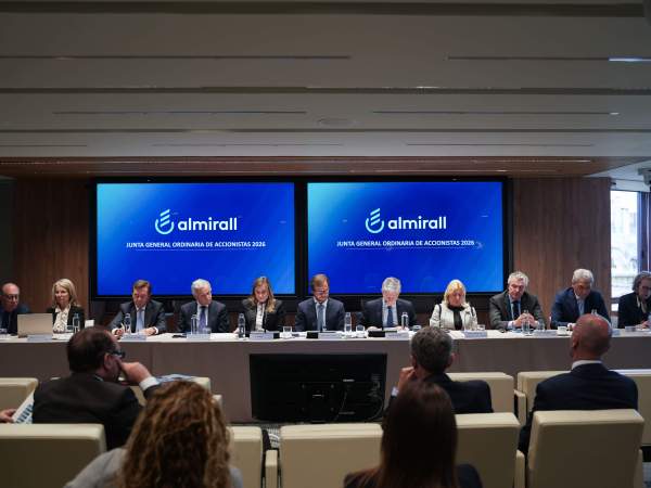 Junta d'accionistes de la farmacéutica Almirall, celebrada a Barcelona.
