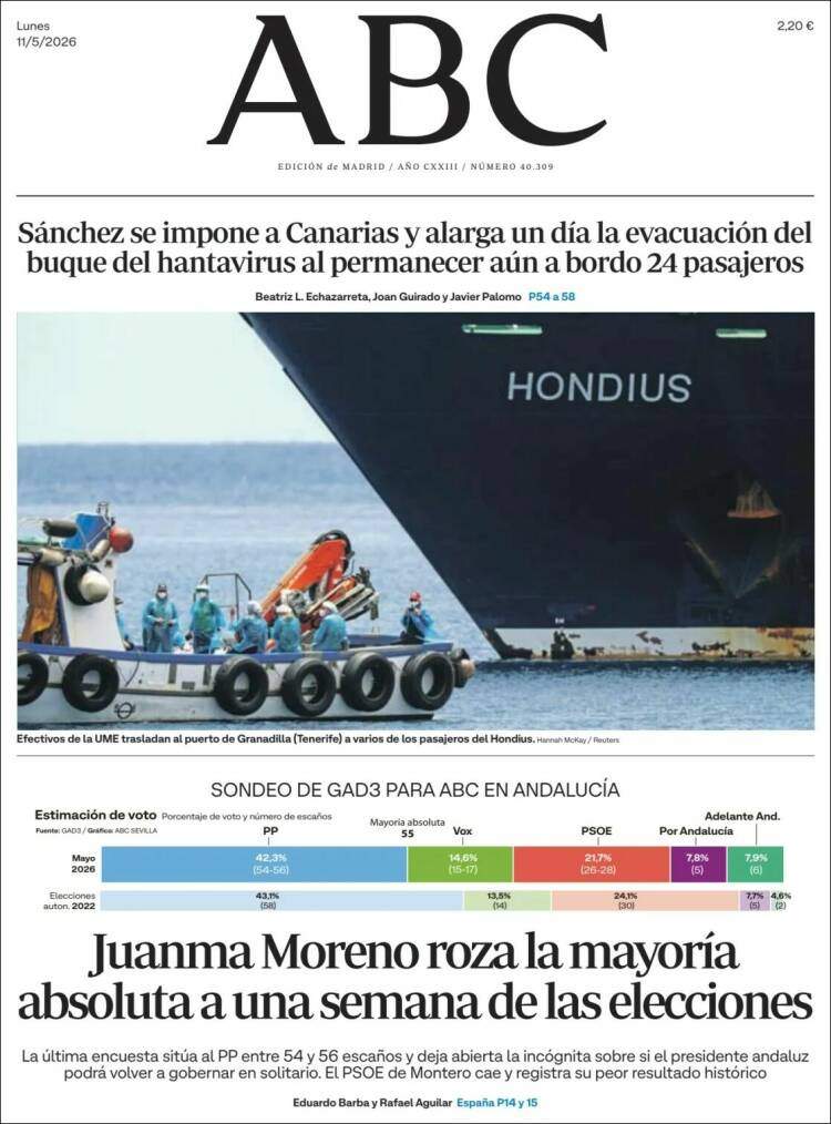 'ABC', 11 de maig de 2026 'ABC', 11 de maig de 2026