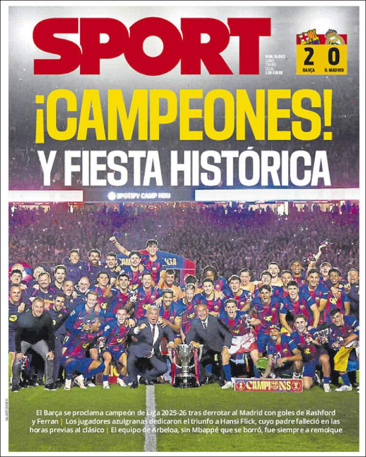 sport, 11 de maig de 2026