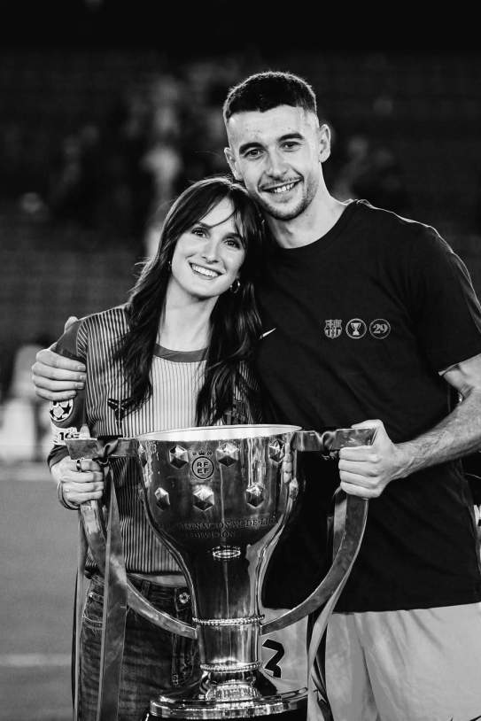 Joan Garcia amb l'Anna Pesarrodona, la seva nòvia / Instagram