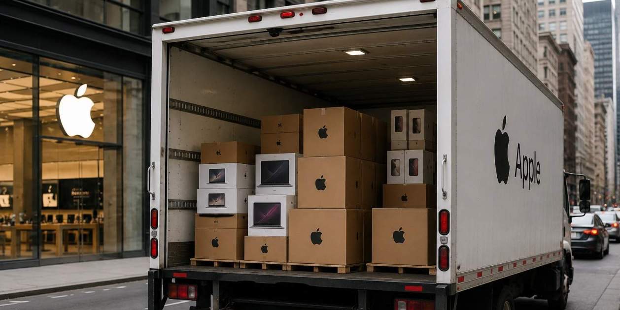 Secuestran un camión de Apple en Nueva York cargado con más de 1 millón de dólares en dispositivos