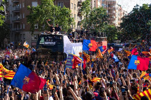 La rua del Barça / Foto: Pau de la Calle