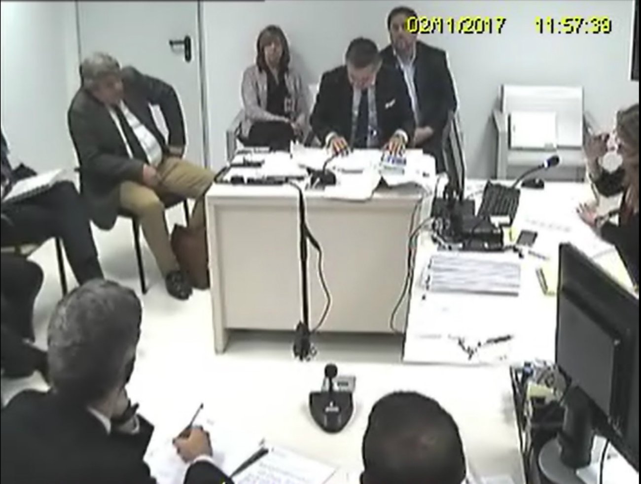 VÍDEO: Les declaracions dels consellers a l'Audiència Nacional abans d'entrar a la presó