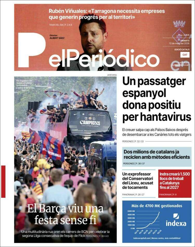 'El Periódico', 12 de maig de 2026 'El Periódico', 12 de maig de 2026