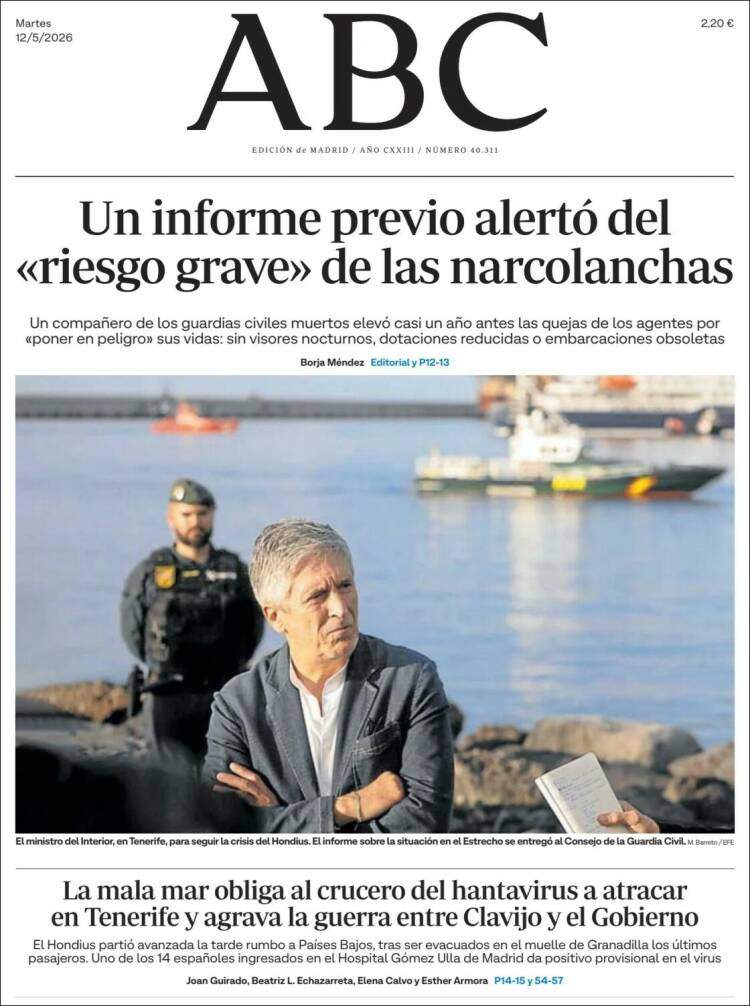 'ABC', 12 de maig de 2026 'ABC', 12 de maig de 2026