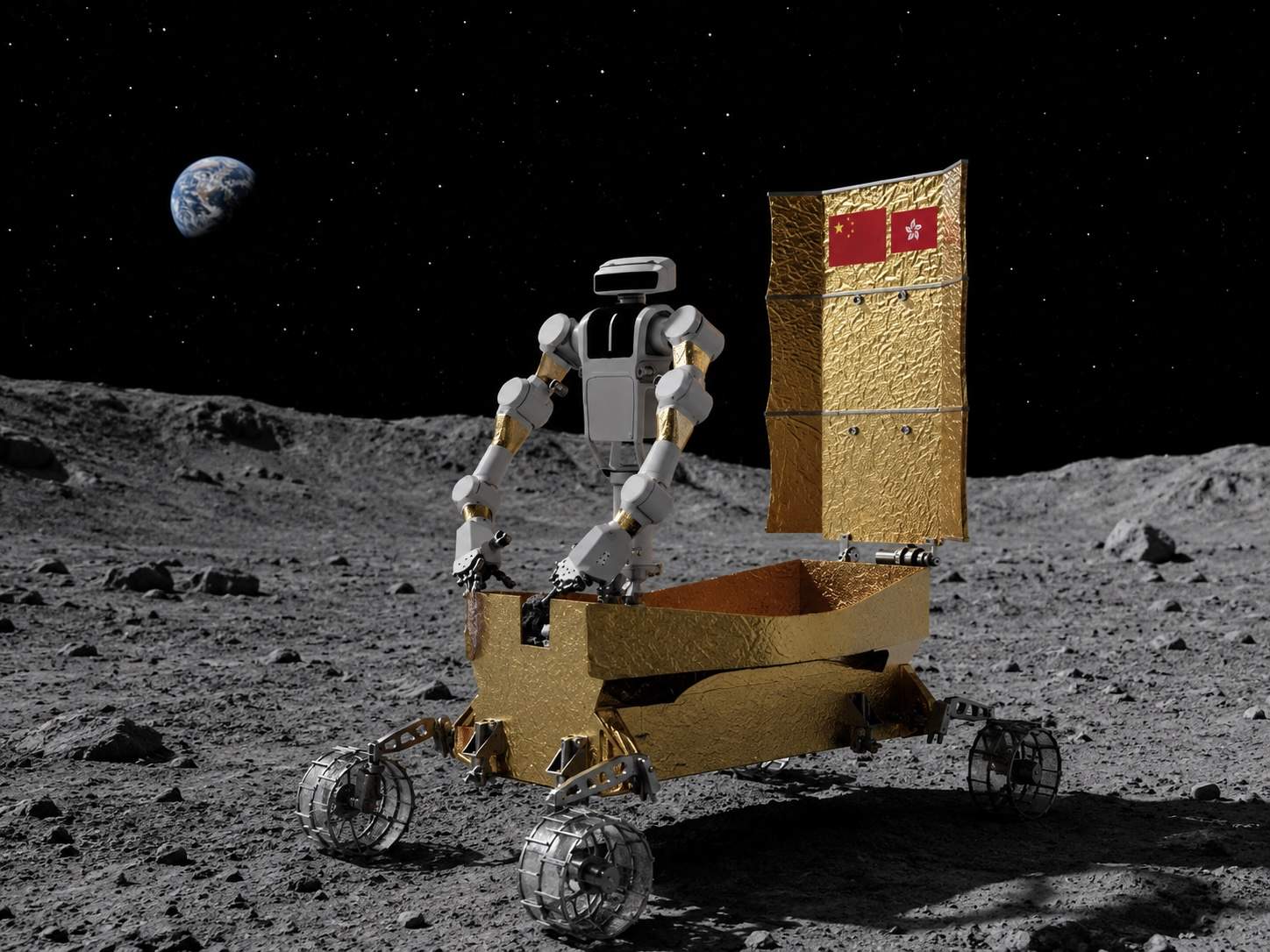 El robot que la Xina enviarà a la Lluna sembla alienígena, però és capaç d'utilitzar eines humanes
