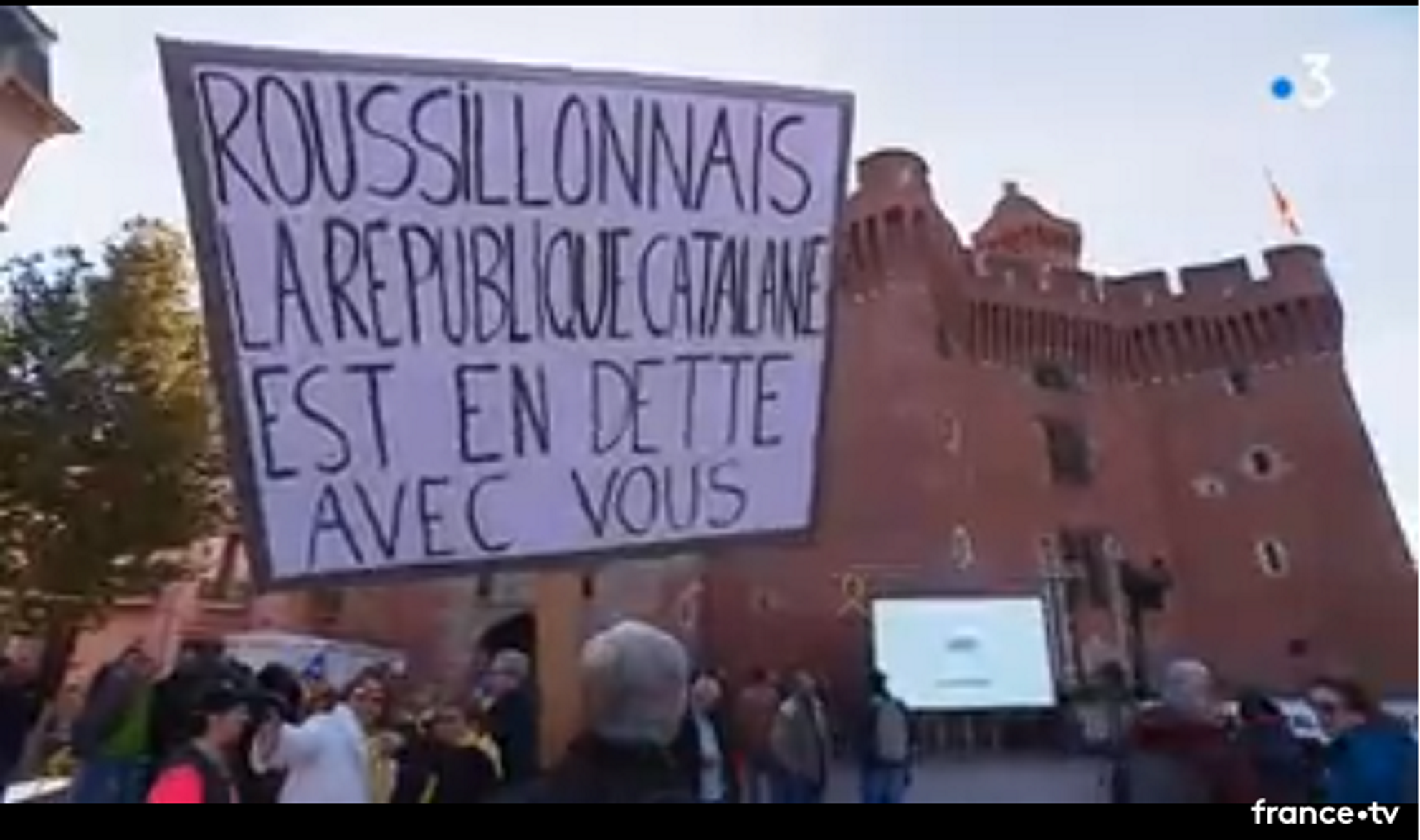 France 3 destaca la inédita jornada en Perpinyà en apoyo a los presos políticos