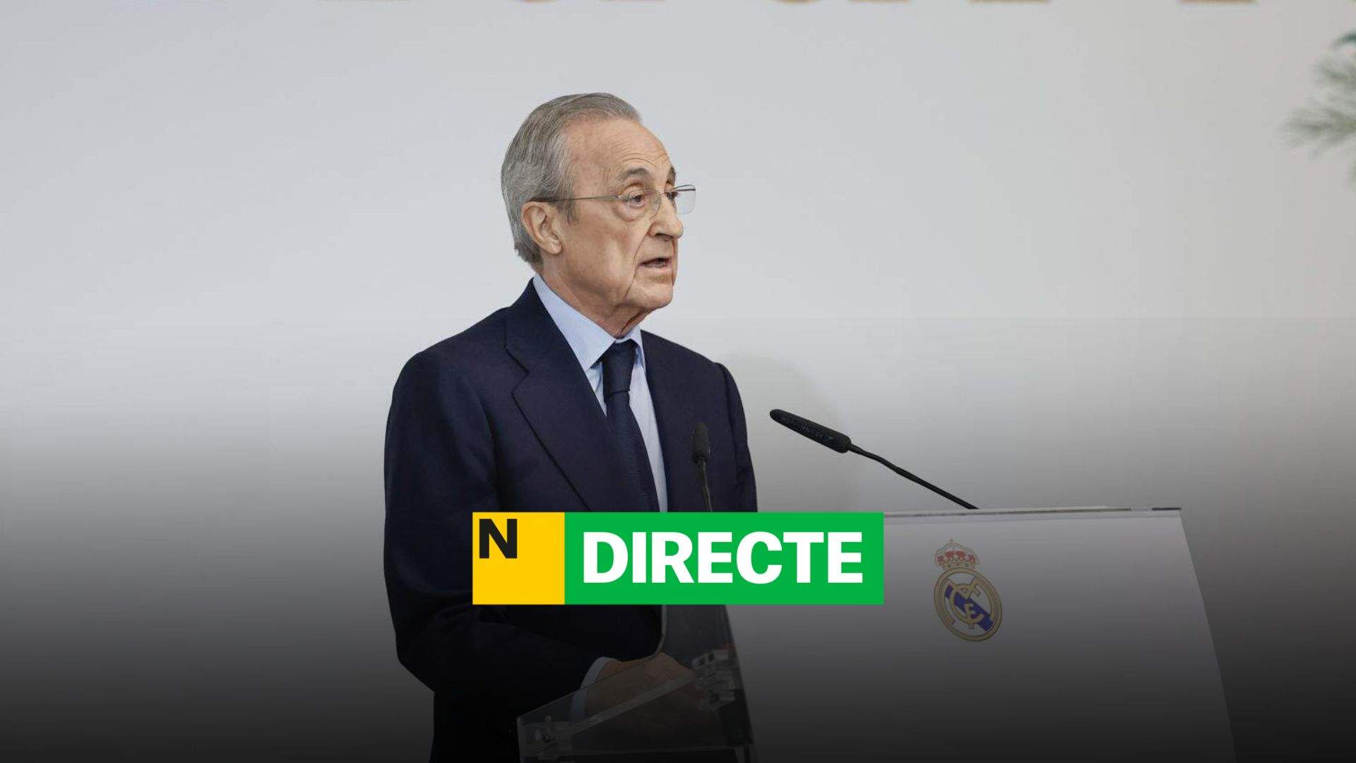 Roda de premsa de Florentino Pérez, DIRECTE | Última hora de la crisi al Reial Madrid