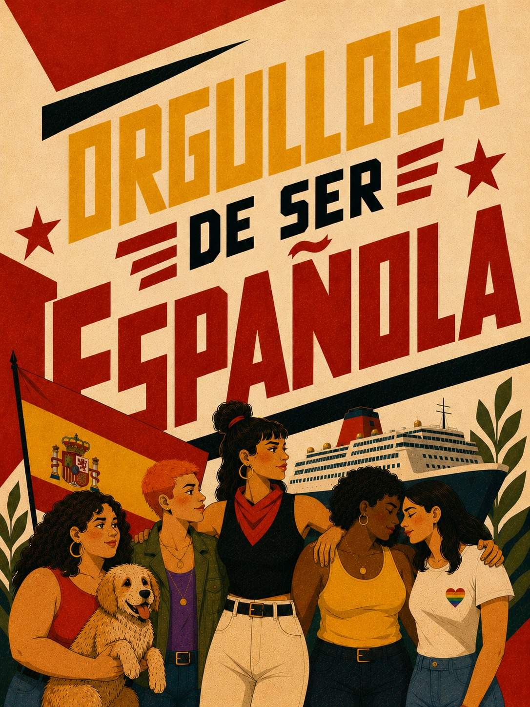 El PSOE exalta l’espanyolisme amb estètica soviètica i un poti-poti d’hantavirus, feminisme i LGTBI