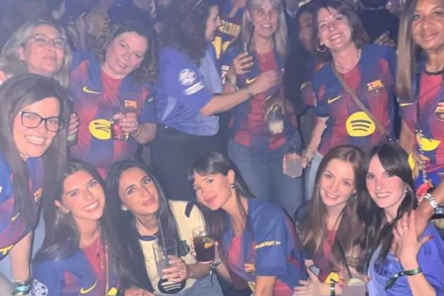 Les mares i les nòvies dels jugadors del Barça celebrant la Lliga / Instagram Les mares i les nòvies dels jugadors del Barça celebrant la Lliga / Instagram