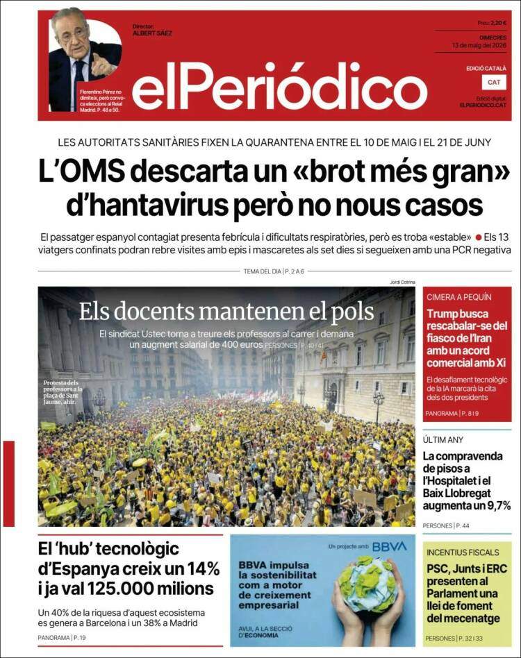 'El Periódico', 13 de maig de 2026