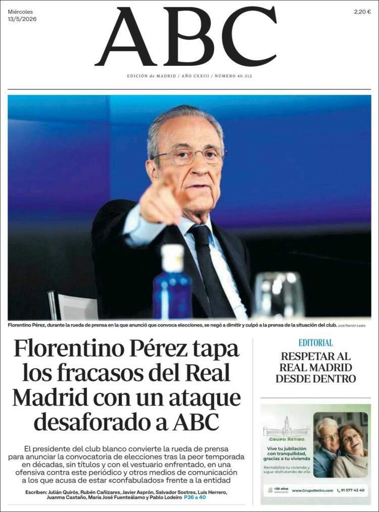 'ABC', 13 de maig de 2026