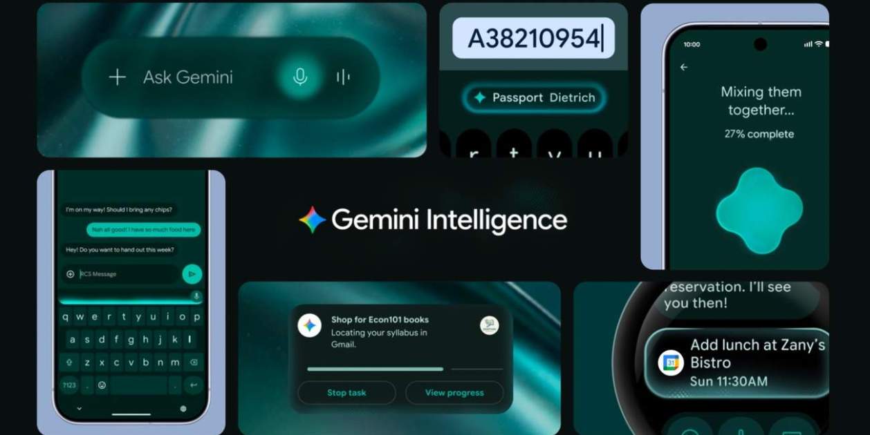 Novetats de Gemini Intelligence