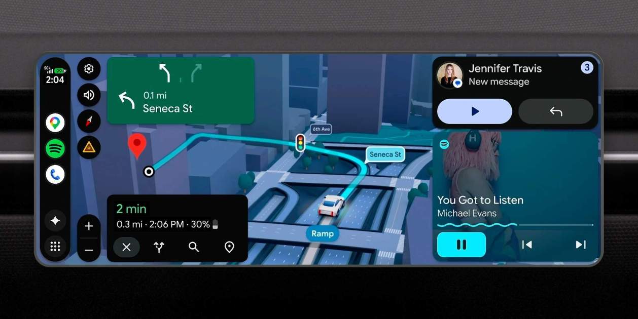 Android Auto té nova interfície d'usuari