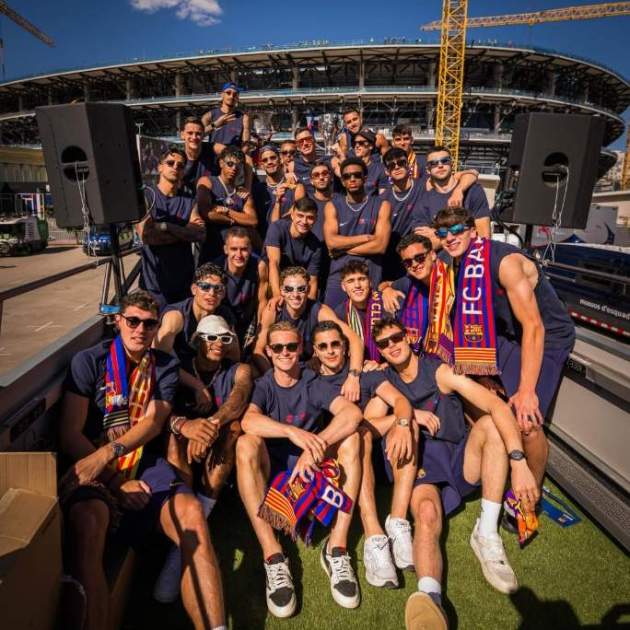 Els jugadors del Barça a la rua   Instagrma (2)