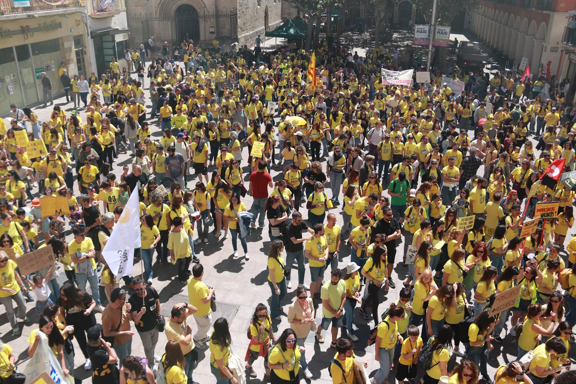 Educació redueix fins a un 18% l'impacte del segon dia de vaga de docents