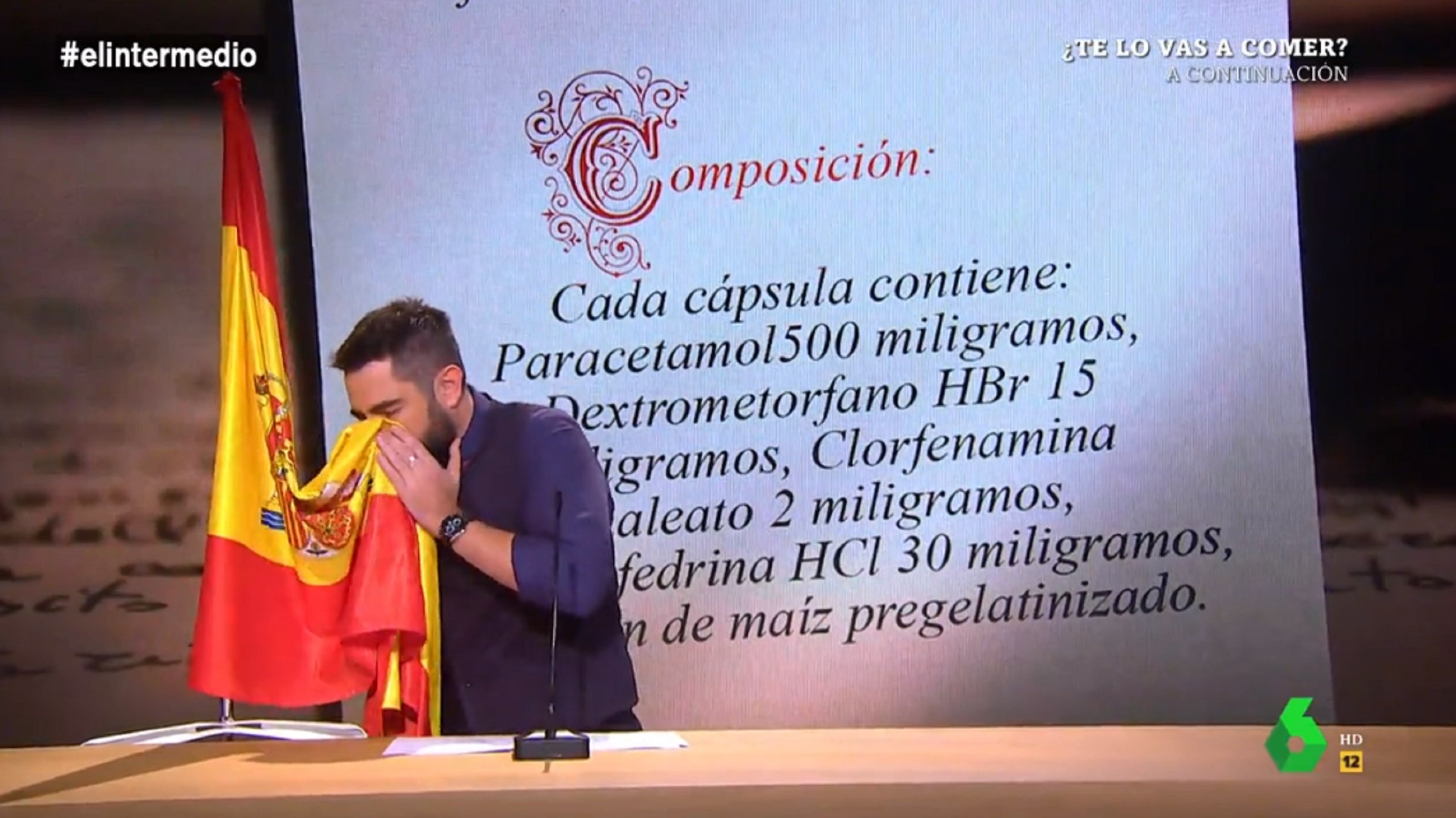 Archivada la causa contra Dani Mateo por sonarse con la bandera