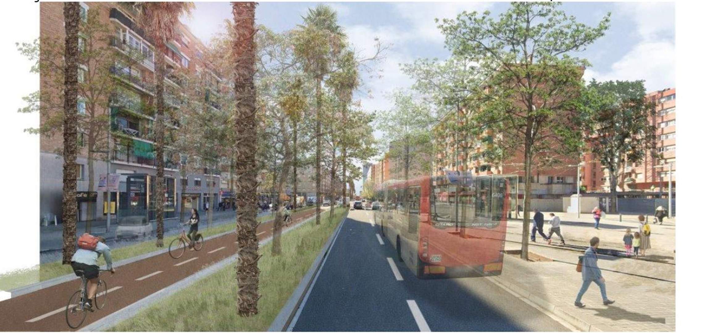 El paseo de la Zona Franca se reformará con un “diseño similar” a la Meridiana
