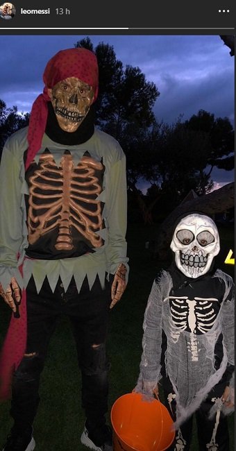 messi halloween instagram