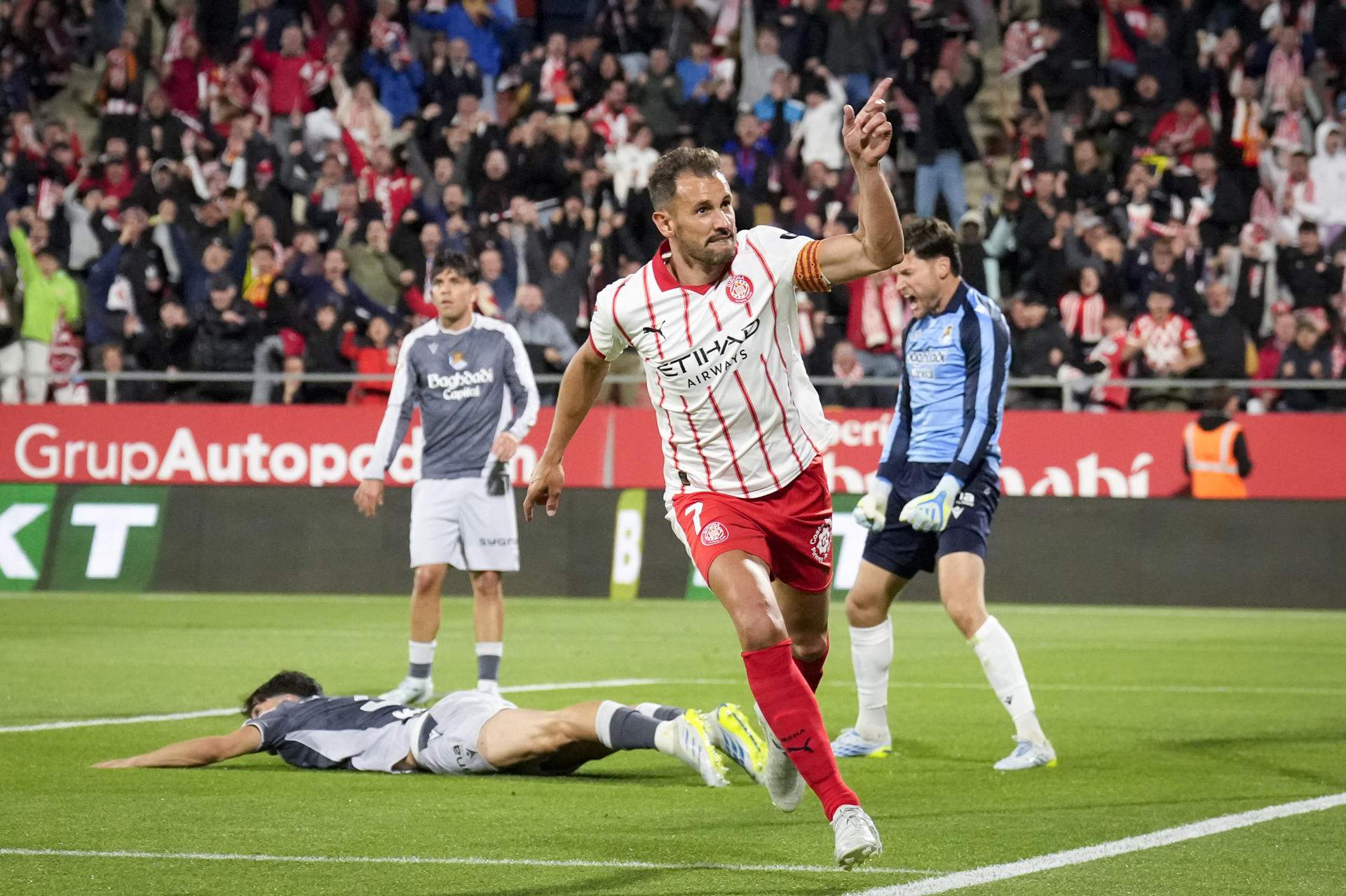 Stuani Girona Reial Societat / Foto: EFE